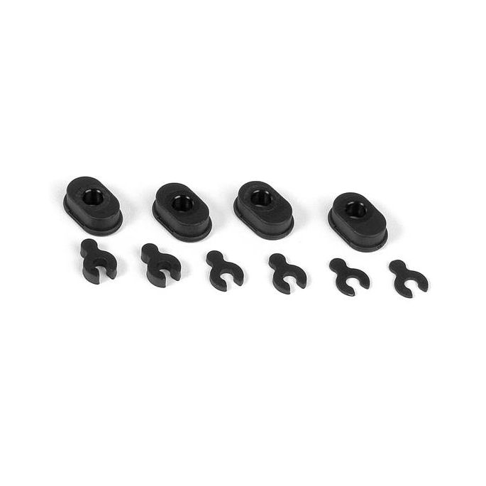 Composite Eccentric Bushings + Caster Clips (2), X372315