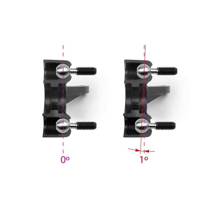 Composite Steering Block 1 deg. King-Pin Left, X332221