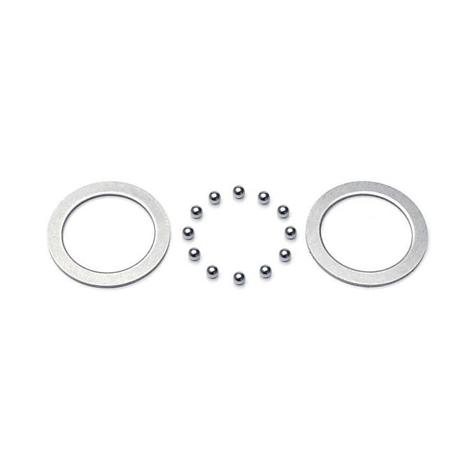 Diff Washer+ Ball Steel 2.4 mm ( 2+12 ) Set, X305080