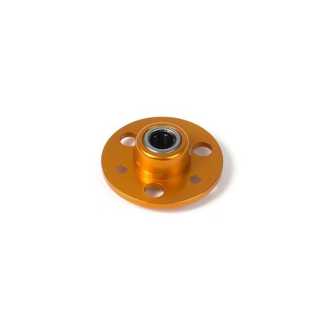 DRIVE FLANGE WITH ONE-WAY BEARING - ALU 7075 T6 - ORANGE, X335530-O