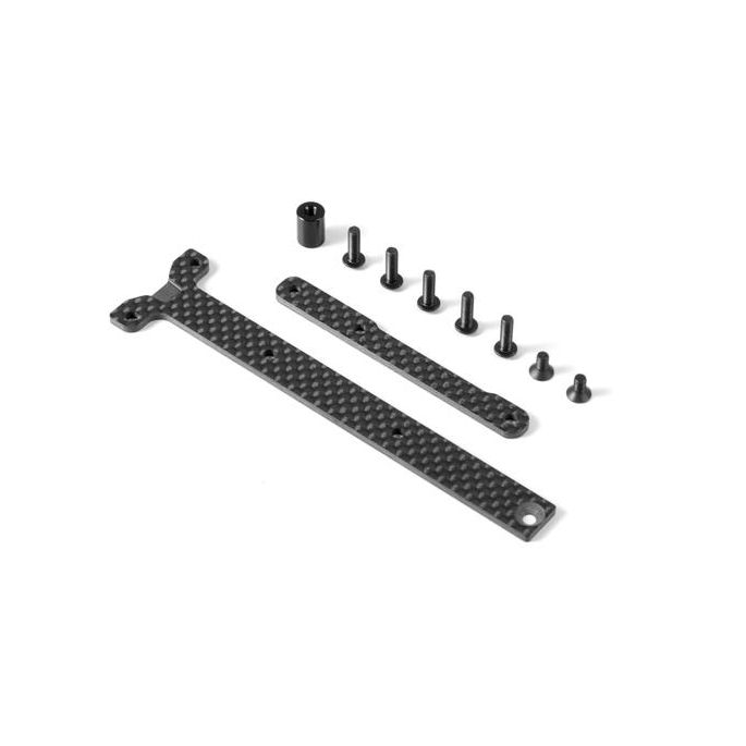 GRAPHITE CHASSIS BRACE UPPER DDECK - SHORT PACK (2), X361168