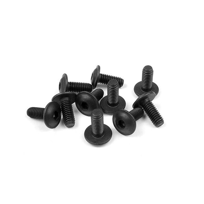 Hex Screw Flanged Sh M4X10 (10), X911410