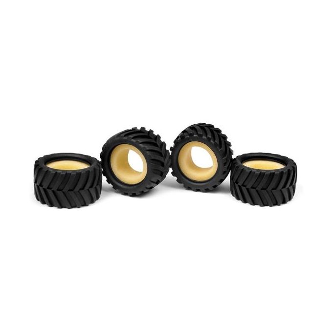 Micro Monster Truck Tire & Insert Chevron (4+4), X389621