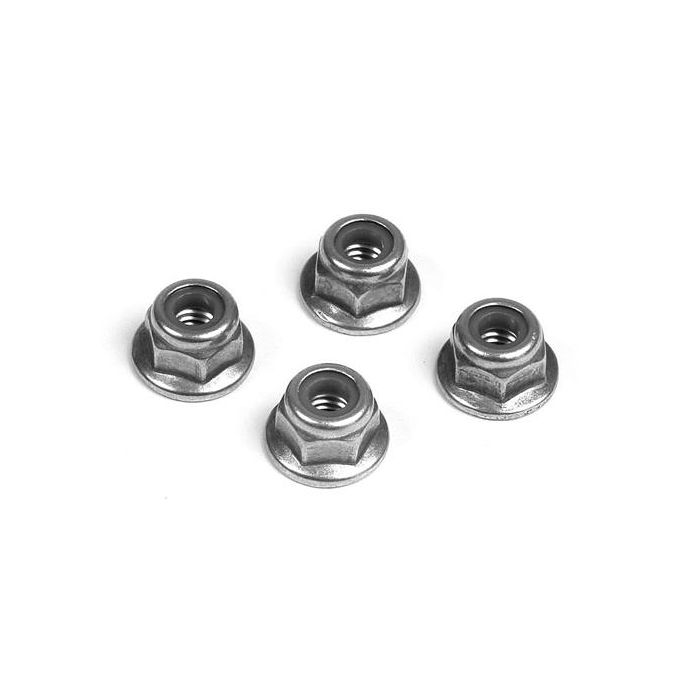 Nut M4 With Flange (10), X960140