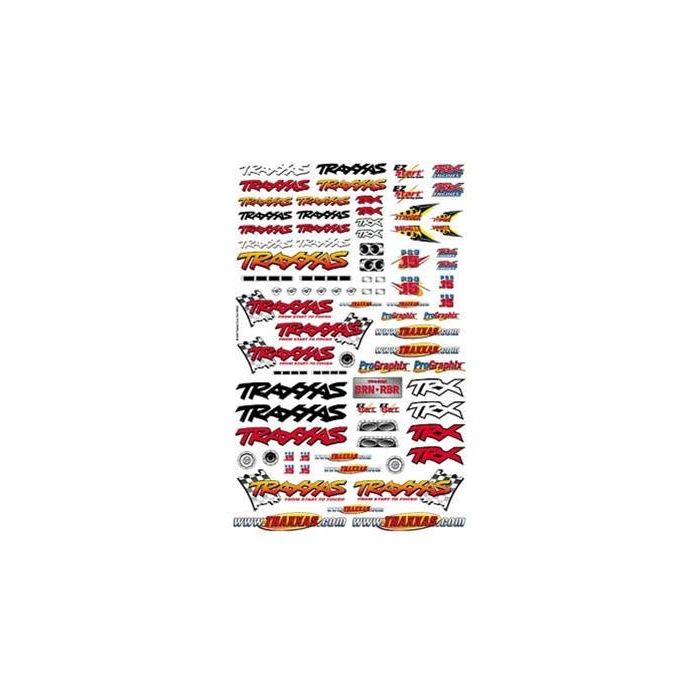 Official Traxxas Decals (6-Col, TRX9950