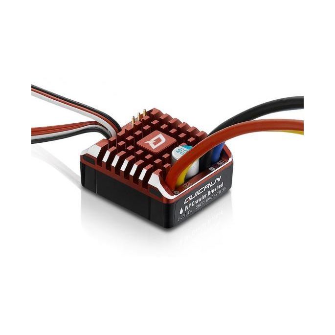 Hobbywing QuicRun WP, 80A, Crawler Brushed ESC, 1/8 & 1/10, HW30112750