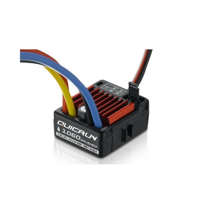 Hobbywing QuicRun 1060, 60A, Brushed ESC, 1/10, HW30120201