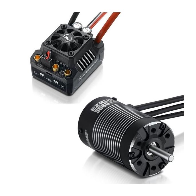 Hobbywing EzRun Combo MAX10 SCT 3660SL, 4600kv, 1/10 Waterpr, HW38010202