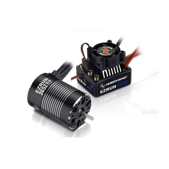 Hobbywing EzRun Combo MAX10 3652SL, 3300kv, 1/10 Waterproof, HW38010203