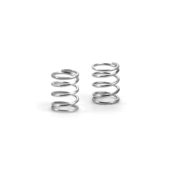 SPRING 4.75 COILS 3.6x6x0.45MM C=2.0 - SILVER (SOFT) (2), X372177