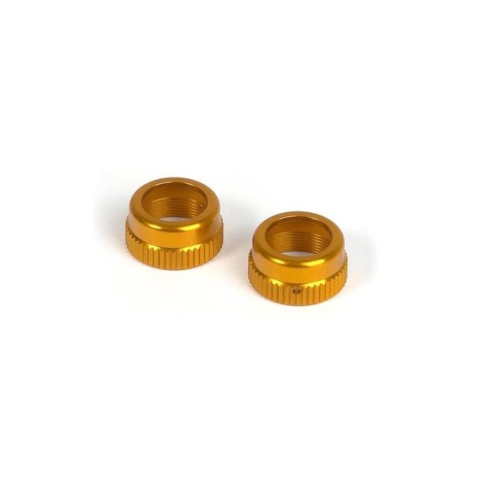 T2 Alu Shock Cap-Nut With Vent Hole - Orange (2), X308352-O