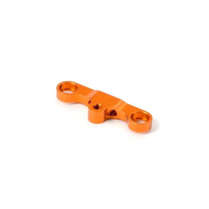 T4'14 ALU STEERING PLATE 8.5MM FOR DUAL SERVO SAVER - ORANGE, X302547-O