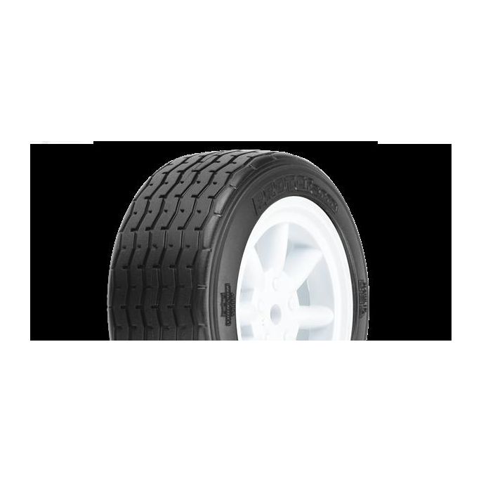 PF VTA Front Tires (26mm) MTD on White Wheels