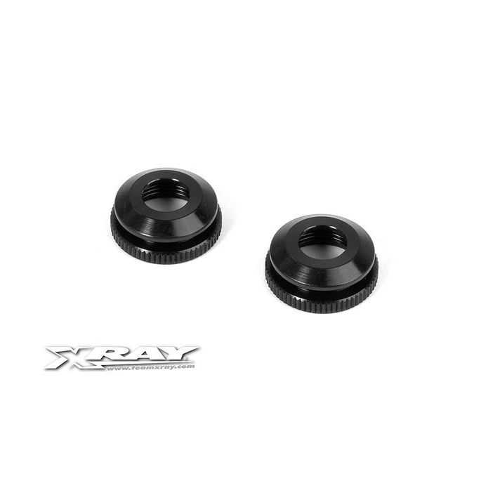 XB9 ALU SHOCK BODY NUT FOR SHOCK BOOT (2), X358142