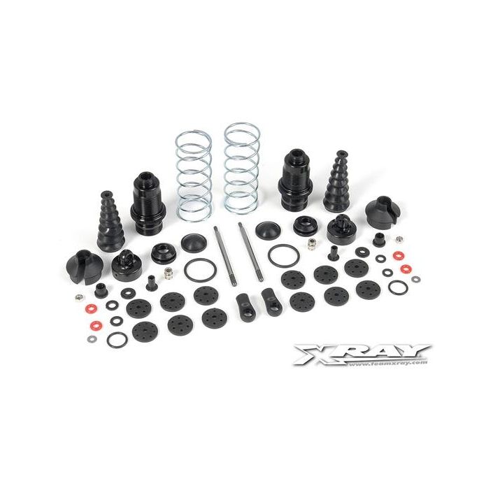 XB9 FRONT SHOCK ABSORBERS + BOOTS COMPLETE SET (2), X358104