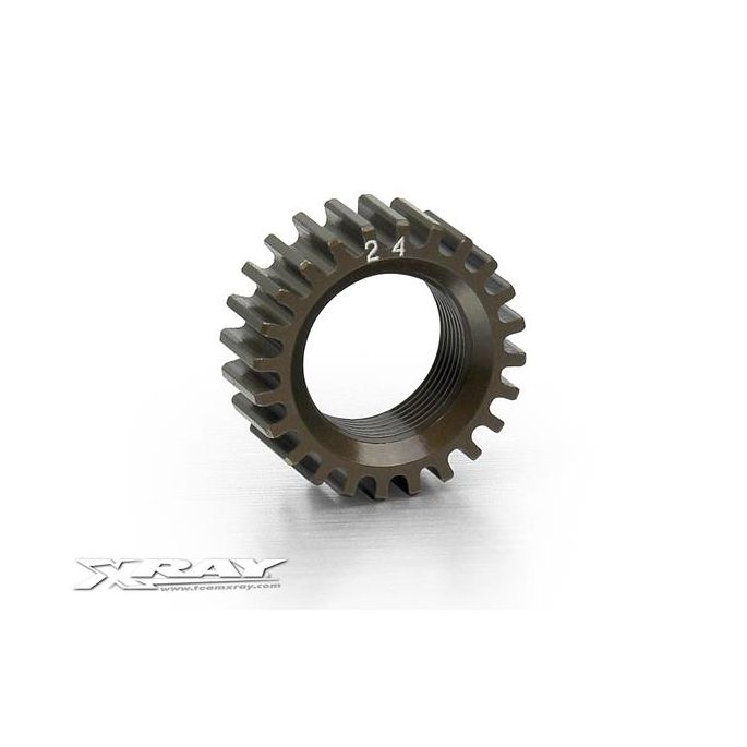 XCA Alu 7075 T6 Hardcoated Pinion Gear 24T (2Nd), X338524