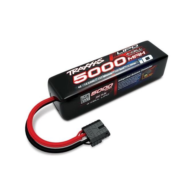 Power Cell LiPo 5000mAh 14.8V 4S 25C COMBO (replaces 2888X)