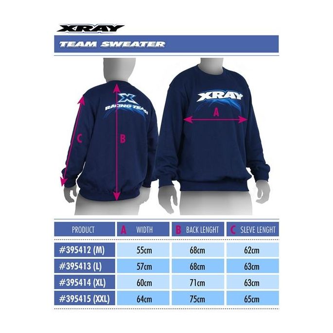 Xray Blue Sweater (M), X395412