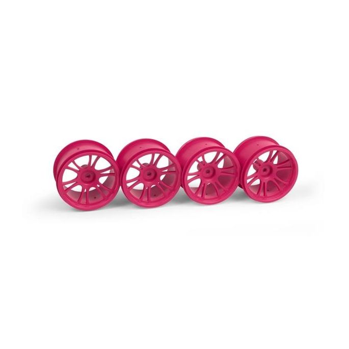 Xray M18MT Starburst Wheels Pink (4), X389948