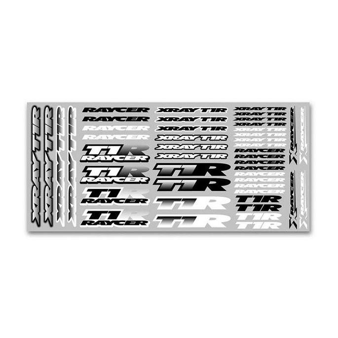 Xray T1R Sticker For Body White, X397330