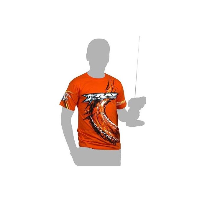 Xray Team T-Shirt Orange (L), X395017L