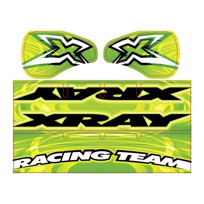 Xray Wing Sticker Die-Cut Green, X397349