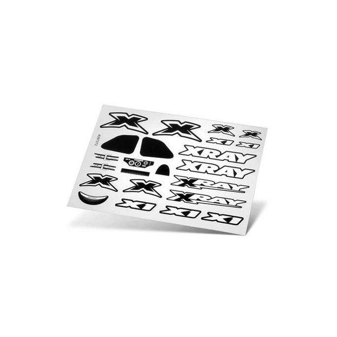 XRAY X1 STICKER FOR BODY White, X397372