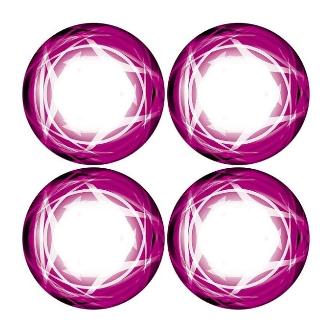 Xray XT8 Wheel Stickers Die-Cut Pink, X397354