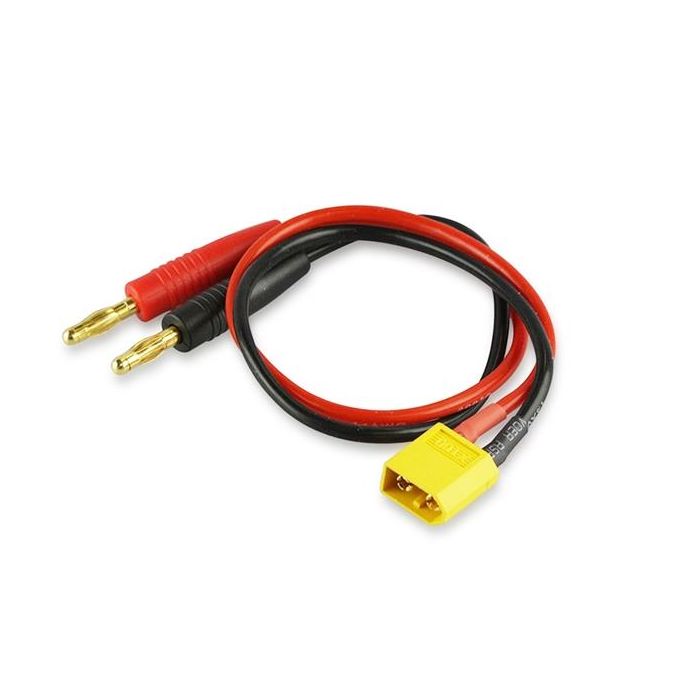 Yellow RC Charger Cable 4mm Banana Plug To XT60(Male), YEL6009