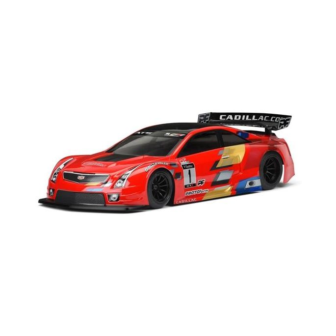 Cadillac ATS-V.R Clear Body for 200mm Pan Car & TC