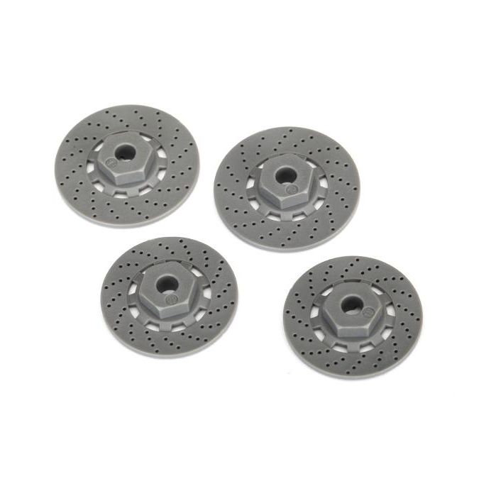 Wheel hubs, hex (disc brake rotors) (4), TRX8356