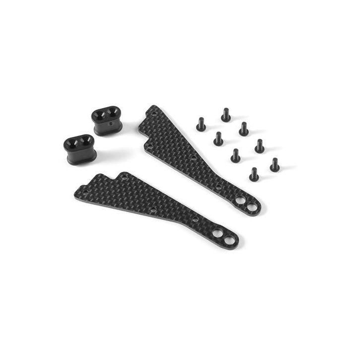 GRAPHITE CHASSIS SIDE GUARD BRACE - STIFF (2), #X321267