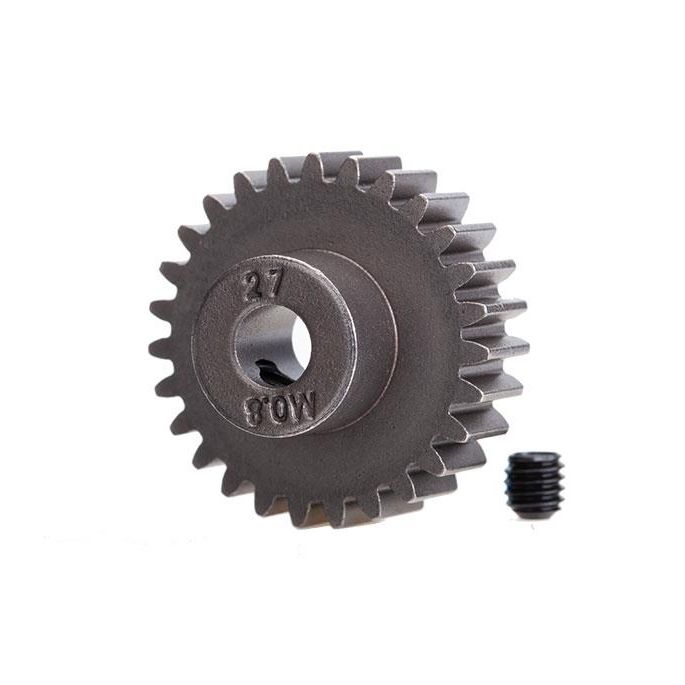 Gear, 27-T pinion (32-p) (steel)/ set screw