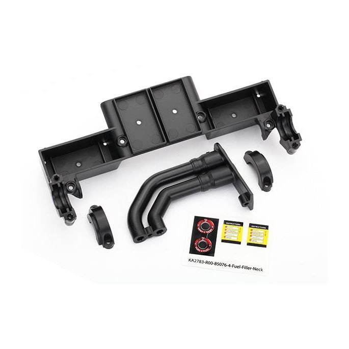 Chassis tray/ driveshaft clamps/ fuel filler (black)