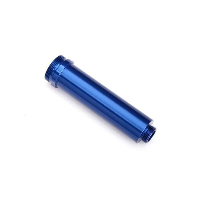 Body, GTR shock, 64mm, aluminum (blue-anodized) (front, no threads)