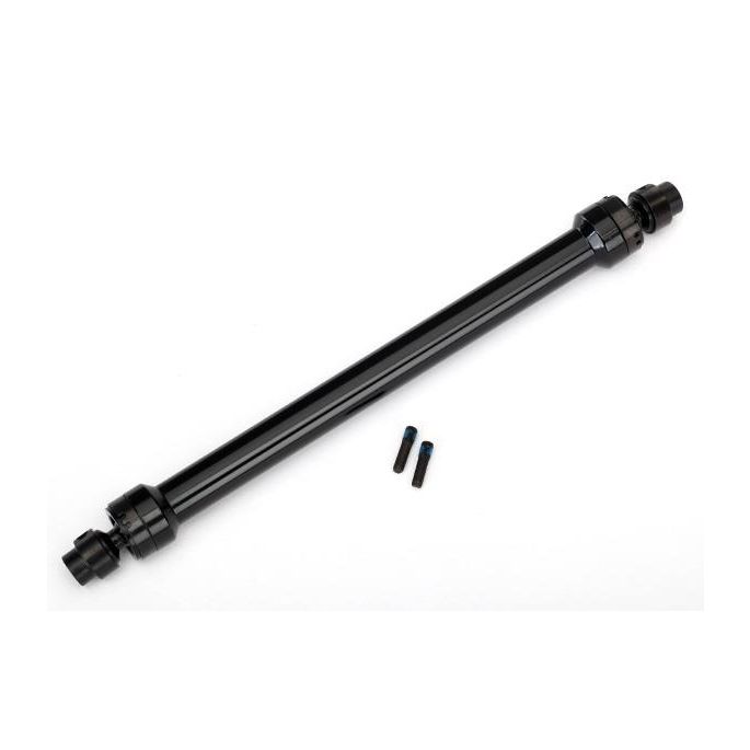 Driveshaft, center rear, 6061-T6 aluminum (black-anodized) (fully assembled)/ 3m