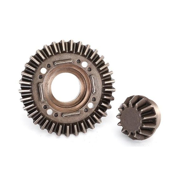 Ring gear, differential/ pinion gear, differential (rear)