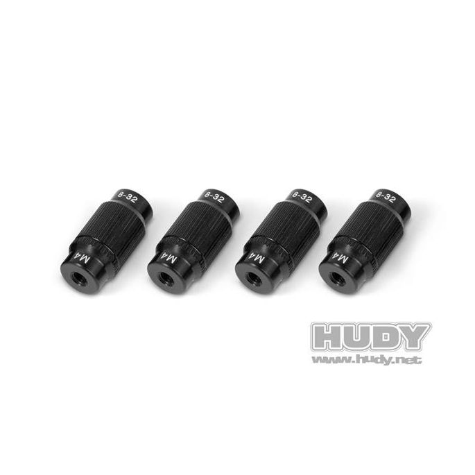 Alu Nut For 1/10 Off-Road Set-Up System (4), H108960