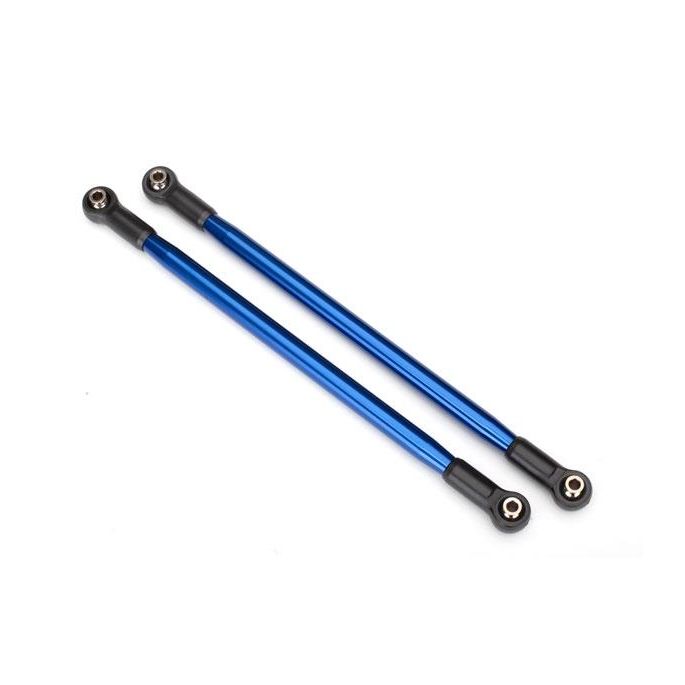 Suspension link, rear (upper) (aluminum, blue-anodized) (10x206mm, center to cen