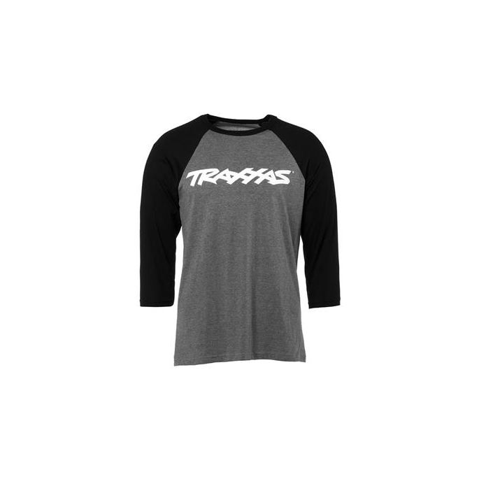 Traxx Raglan Shirt Grey/Black SM, TRX1369-S