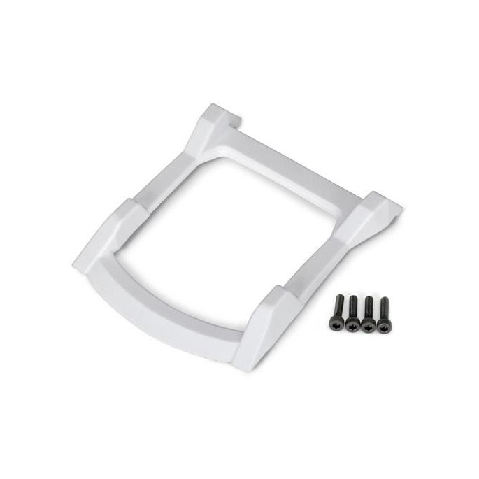 Skid plate, roof (body)/ 3x12mm CS (4) White, TRX6728A