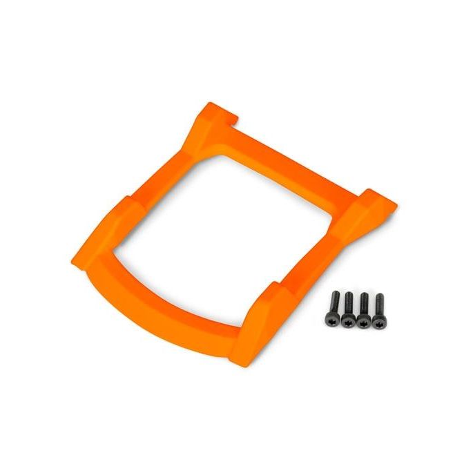 Skid plate, roof (body)/ 3x12mm CS (4) ORANGE, TRX6728T