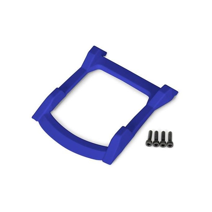 Skid plate, roof (body)/ 3x12mm CS (4) BLUE, TRX6728X