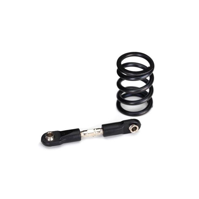 Steering link, steel/ servo saver spring, heavy duty (use with 2085X metal gear, TRX7746X