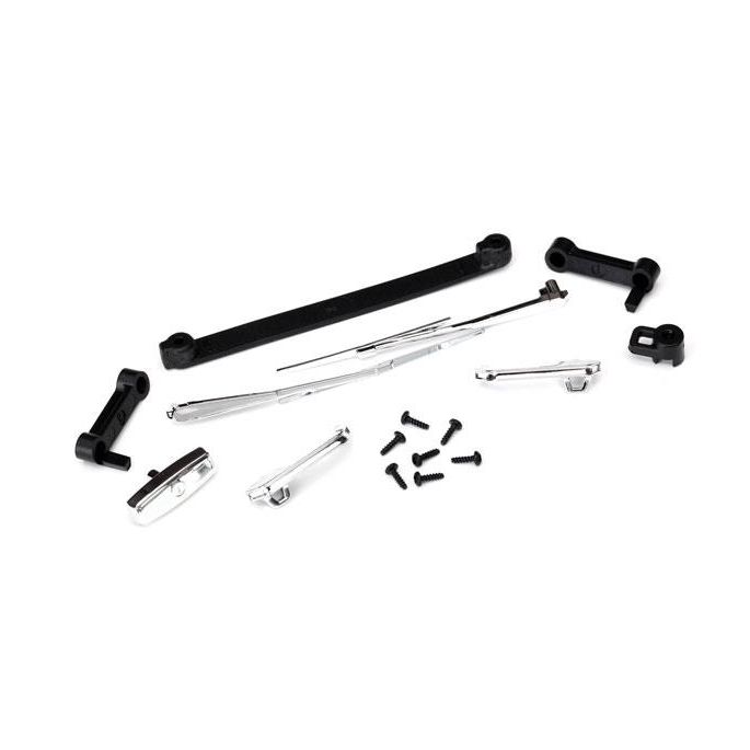 Door handles, left, right & rear tailgate/ windshield wipers, left & right/ reta, TRX8132