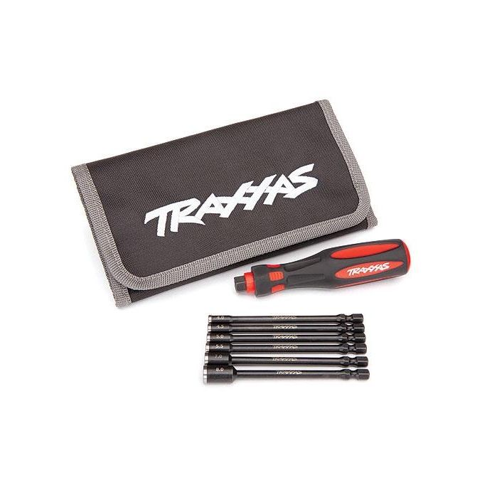 Traxxas Speed Bit Master Set, nut driver, 6-piece, includes premium handle (medi, TRX8719